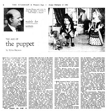 The Age of the Puppet - The Guardian